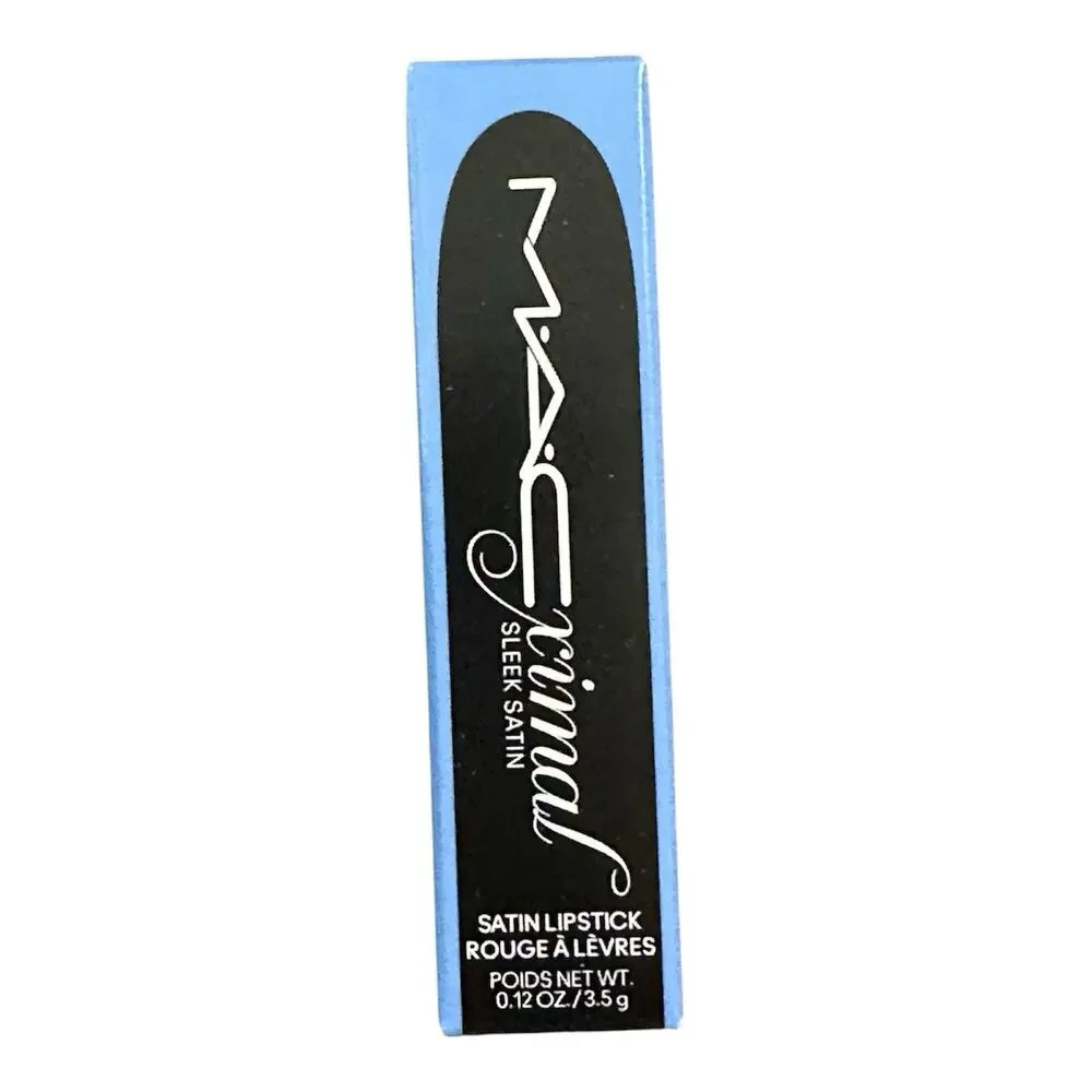MAC M·A·CXIMAL SLEEK SATIN LIPSTICK 823 Tilted Denim NIB 3.5g